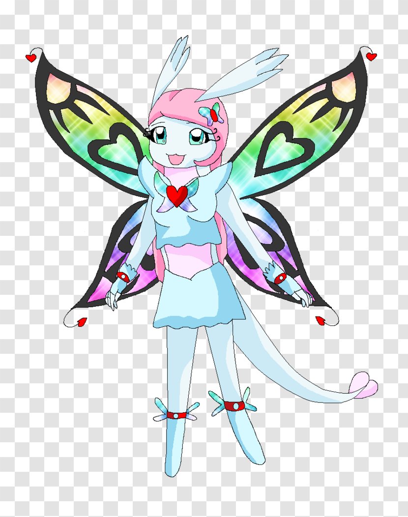 Insect Butterfly Fairy Clip Art - Silhouette Transparent PNG