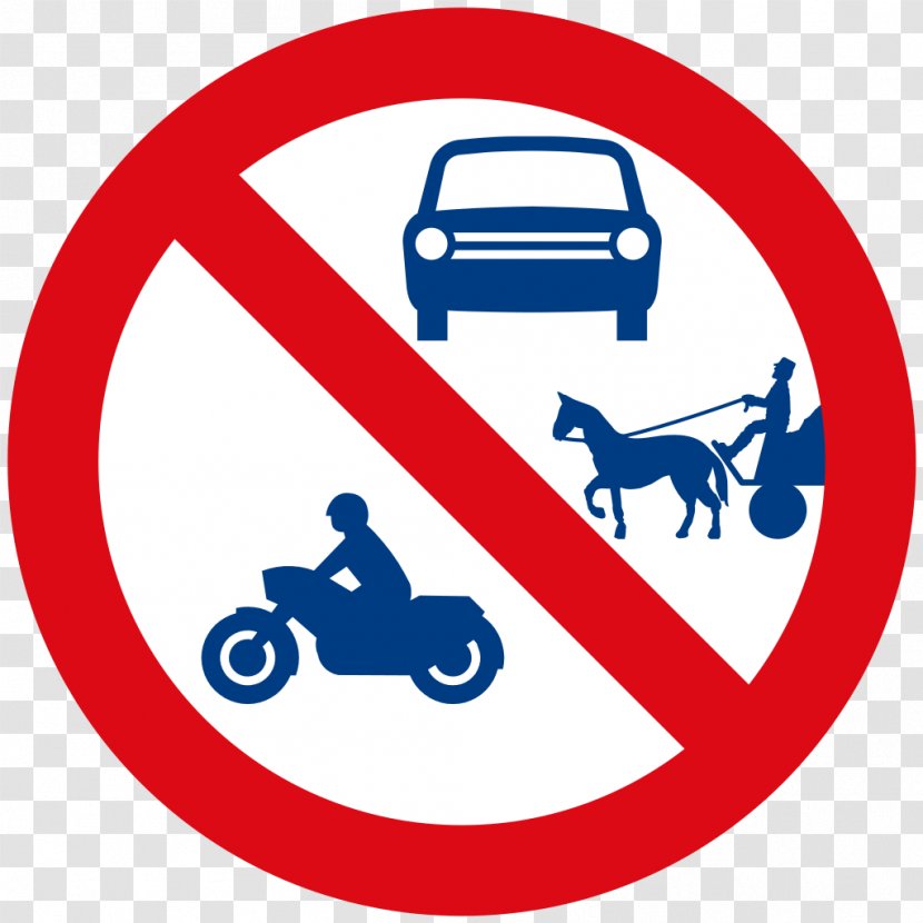 Prohibitory Traffic Sign Car Regulatory - Vehicle - Vienna Convention On Road Signs And Signals Transparent PNG