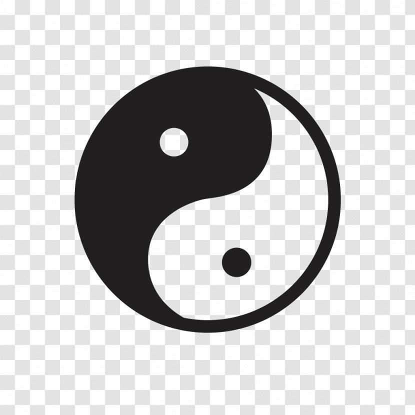 Yin And Yang Black White Clip Art - Symbol Transparent PNG