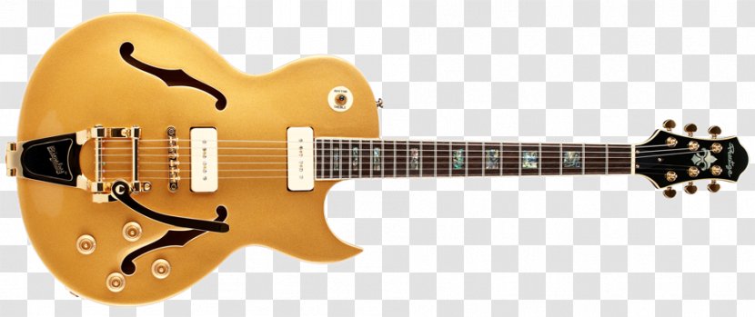 Gibson ES-335 Acoustic Guitar Ibanez Epiphone - Cartoon Transparent PNG