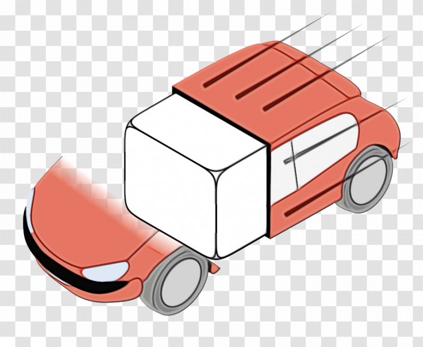 Watercolor Cartoon - Vehicle - Wheel Compact Car Transparent PNG