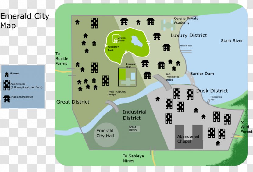 City Map World Symbolization - Area Transparent PNG