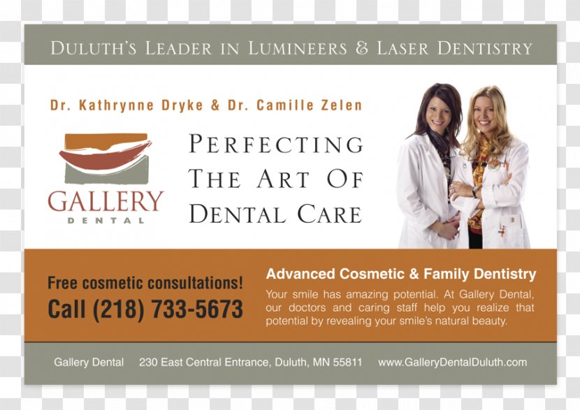 Gallery Dental Duluth: Kathrynne M. Dryke, D.D.S, P.A Advertising Dr. DDS Dentist - Duluth M Dryke Dds Pa - Flyer Transparent PNG