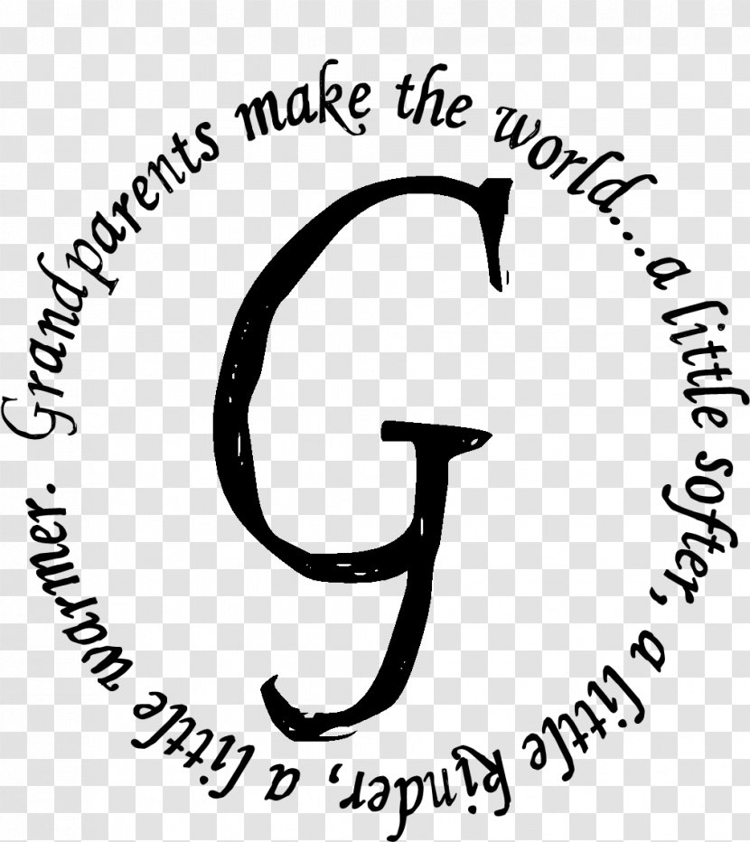 National Grandparents Day Family Child Drawing - Text Transparent PNG