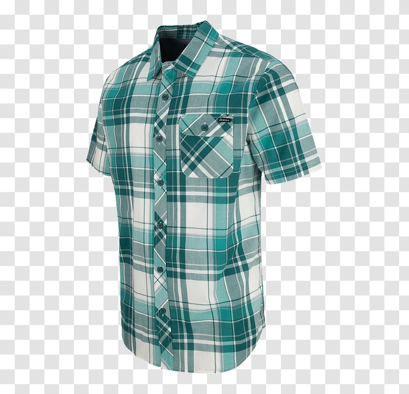 Dress Shirt Tartan Sleeve Button Product - Plaid Shorts Transparent PNG