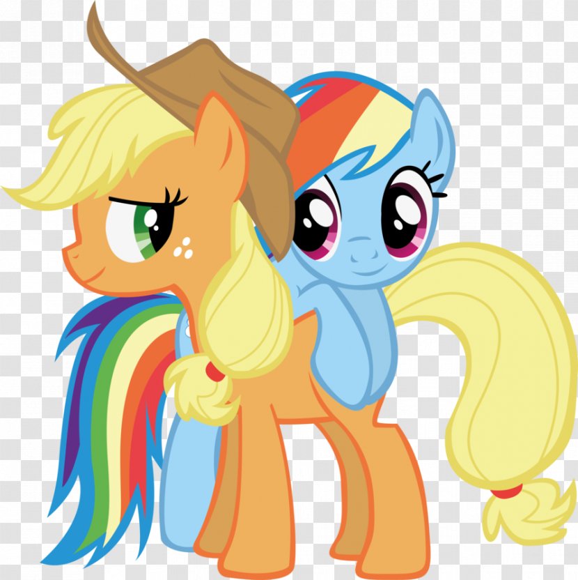 Applejack Rainbow Dash Pinkie Pie Twilight Sparkle Pony - Watercolor - Buffy Transparent PNG