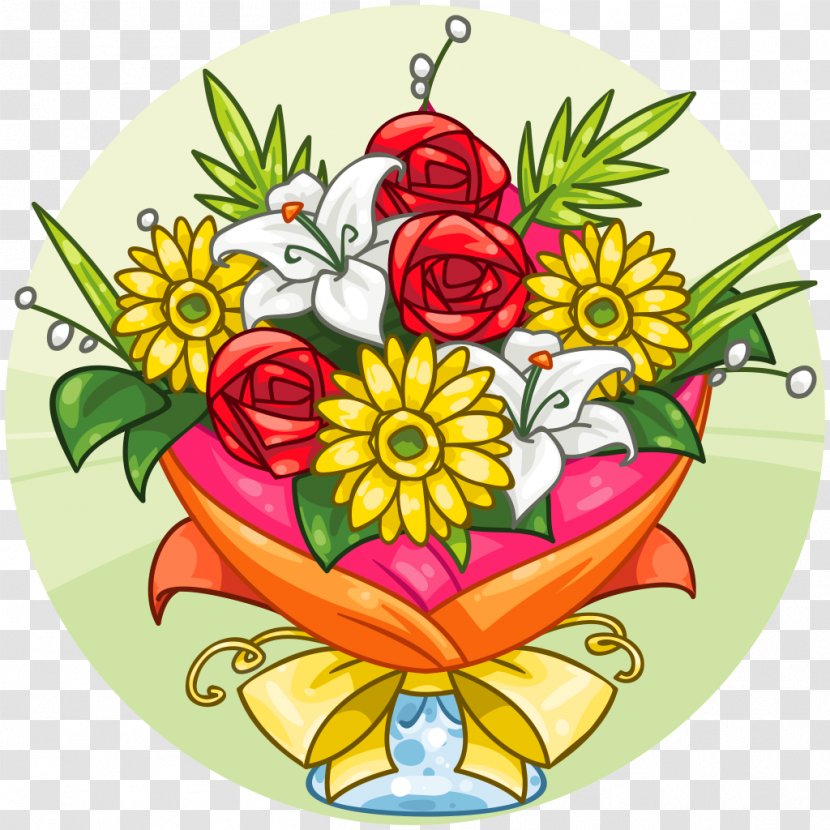Floral Design Cut Flowers Flower Bouquet Rose - Floristry - Sprinkle To Celebrate Transparent PNG