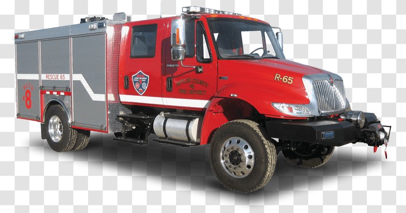 Wildland Fire Engine Department Car - Emergency Vehicle - Heavy Rescue Transparent PNG