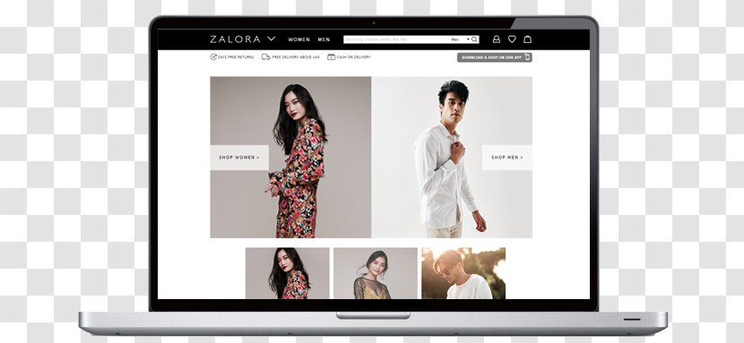 ZALORA Indonesia Indonesian Business Singapore - High Tech Screen Transparent PNG