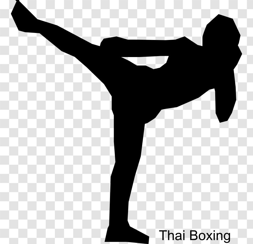 Muay Thai Kickboxing Martial Arts Clip Art - Joint - Boxing Transparent PNG