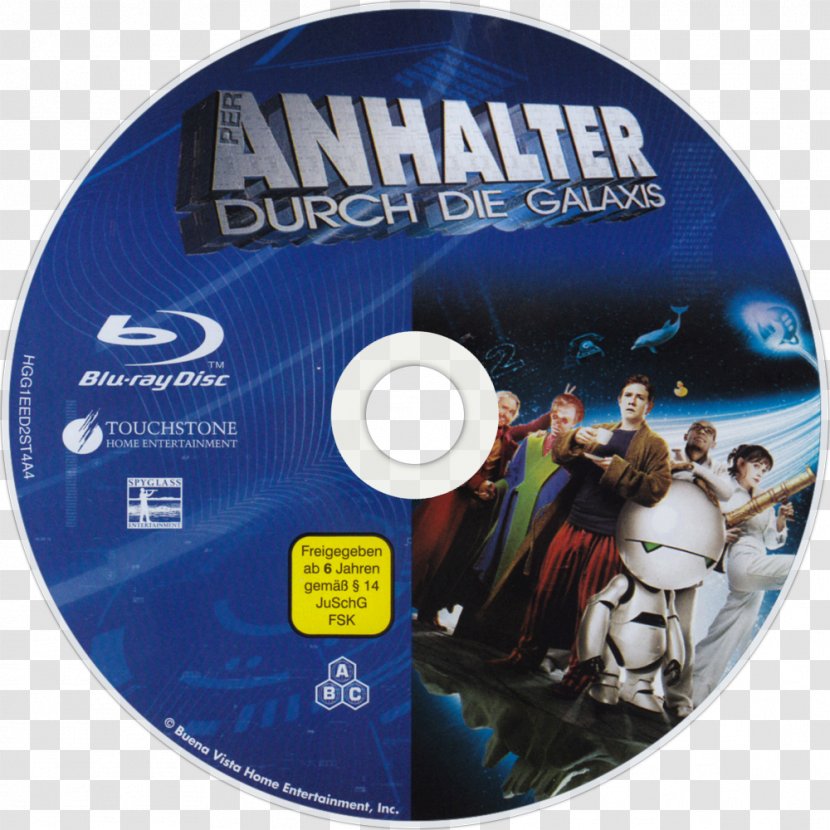Blu-ray Disc Compact Film The Hitchhiker's Guide To Galaxy DVD - 4k Resolution - Dvd Transparent PNG