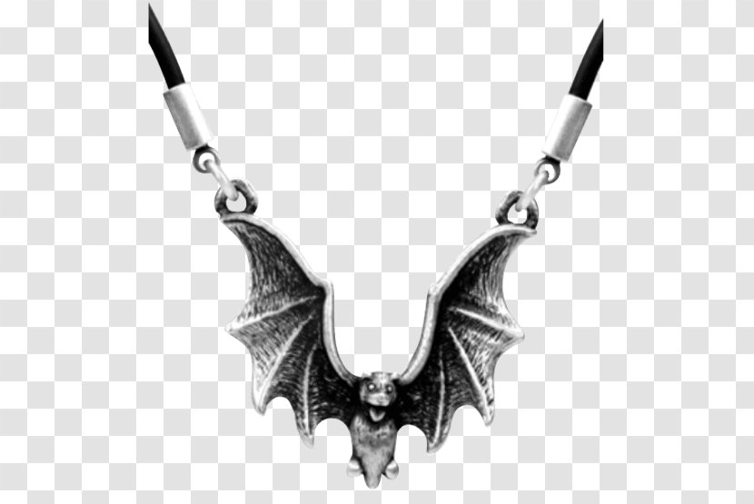 Necklace Charms & Pendants Earring Bat Jewellery - Alchemy Gothic Pendant Transparent PNG