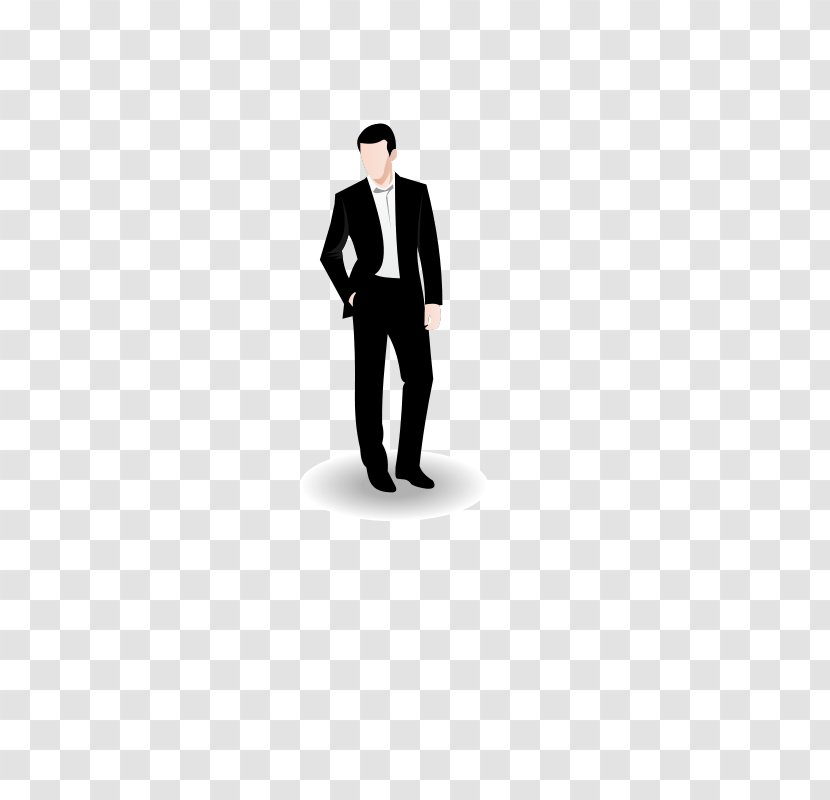 Man Royalty-free Clip Art - Men In Black - Business Cliparts Transparent PNG