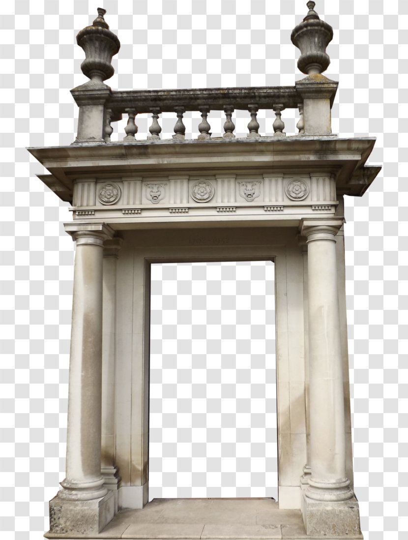 Column Ancient Roman Architecture Facade Stone Carving - WAY Transparent PNG