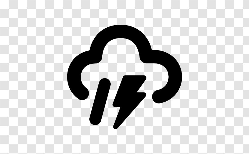 Lightning Cloud Symbol - Logo - Drizzle Transparent PNG