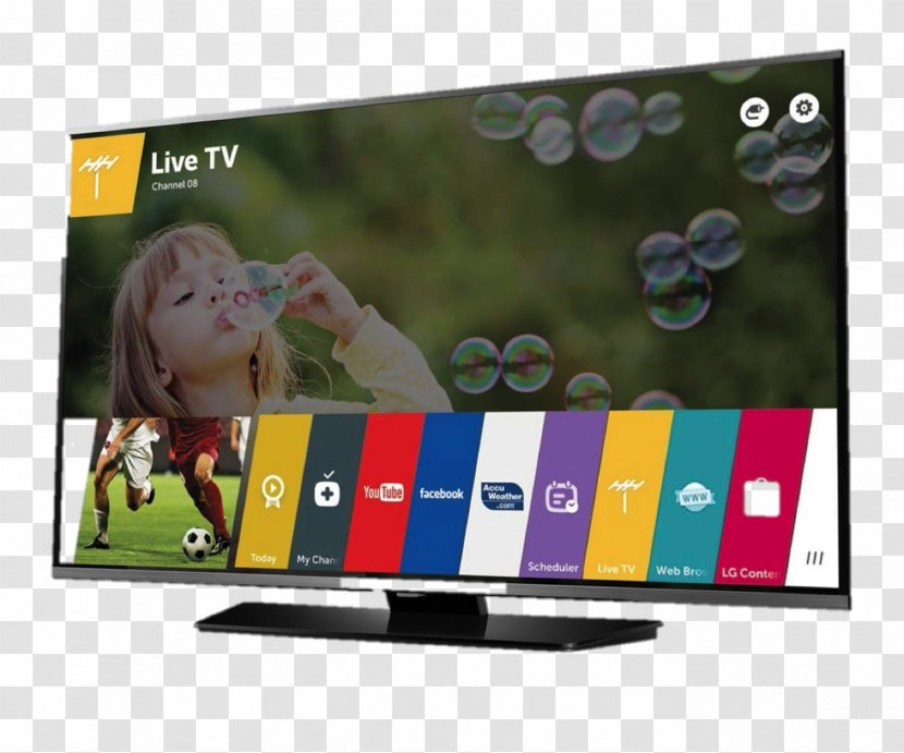 LED-backlit LCD Smart TV WebOS LG Electronics - Lg Corp Transparent PNG