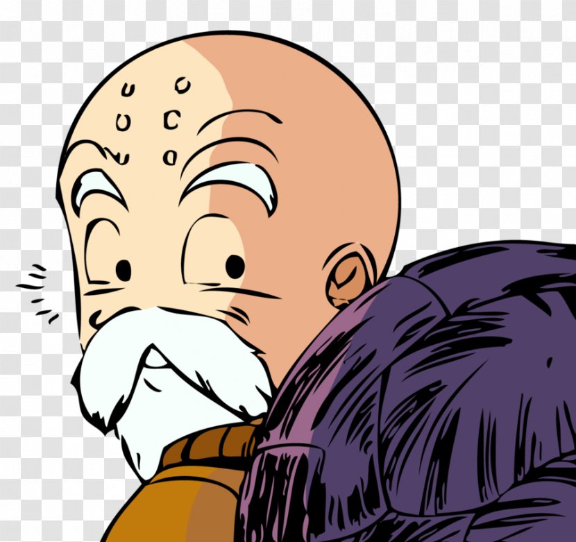 Krillin Fan Art Facial Hair - Flower - Christopher Sabat Transparent PNG