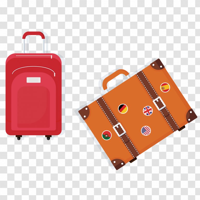 Suitcase Baggage - Cartoon - Vector Zipper Box Transparent PNG