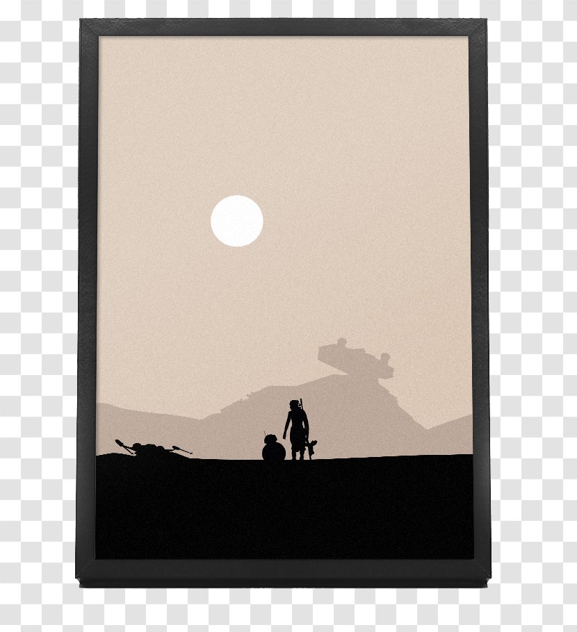 Picture Frames Star Wars Film Poster Silhouette - Minimal New Personal Transparent PNG