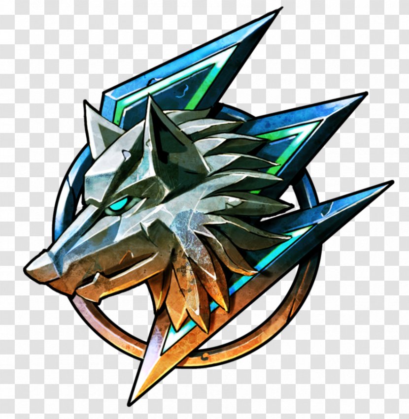 DeviantArt Logo Emblem Gray Wolf - Art Transparent PNG