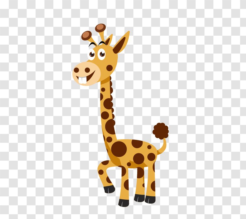 Euclidean Vector Northern Giraffe Cartoon - Fauna Transparent PNG