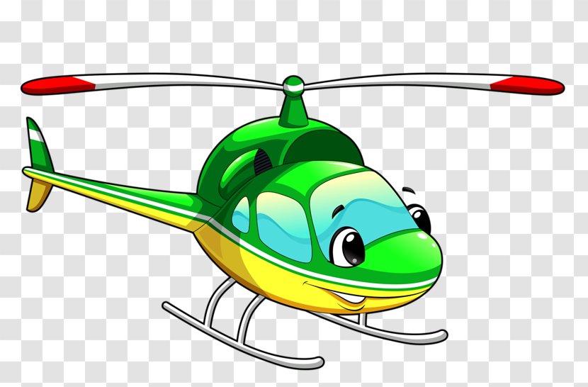 Helicopter Stock Photography Cartoon Illustration - Hand-painted Transparent PNG