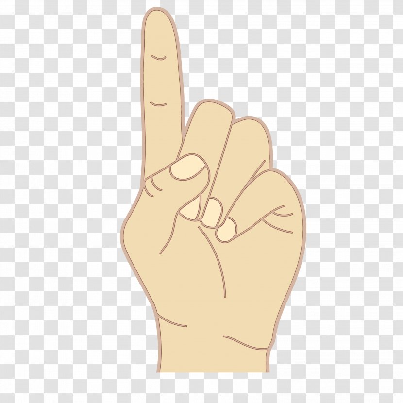 Thumb Finger - V Sign Arm Transparent PNG