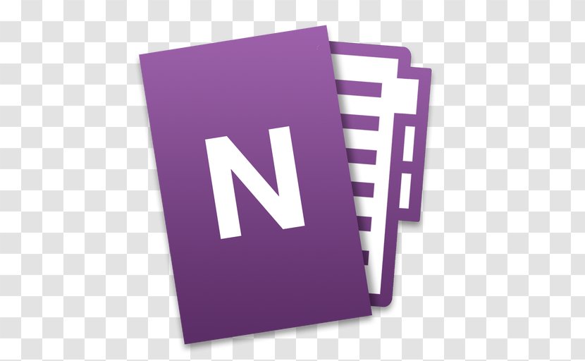 Purple Text Brand - Microsoft Office 2013 - OneNote Transparent PNG