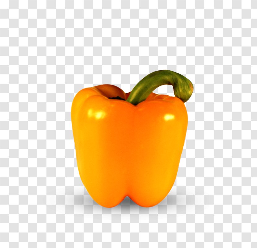 Chili Pepper Yellow Bell Vegetable Vegetarian Cuisine - Orange - Paprika Transparent PNG