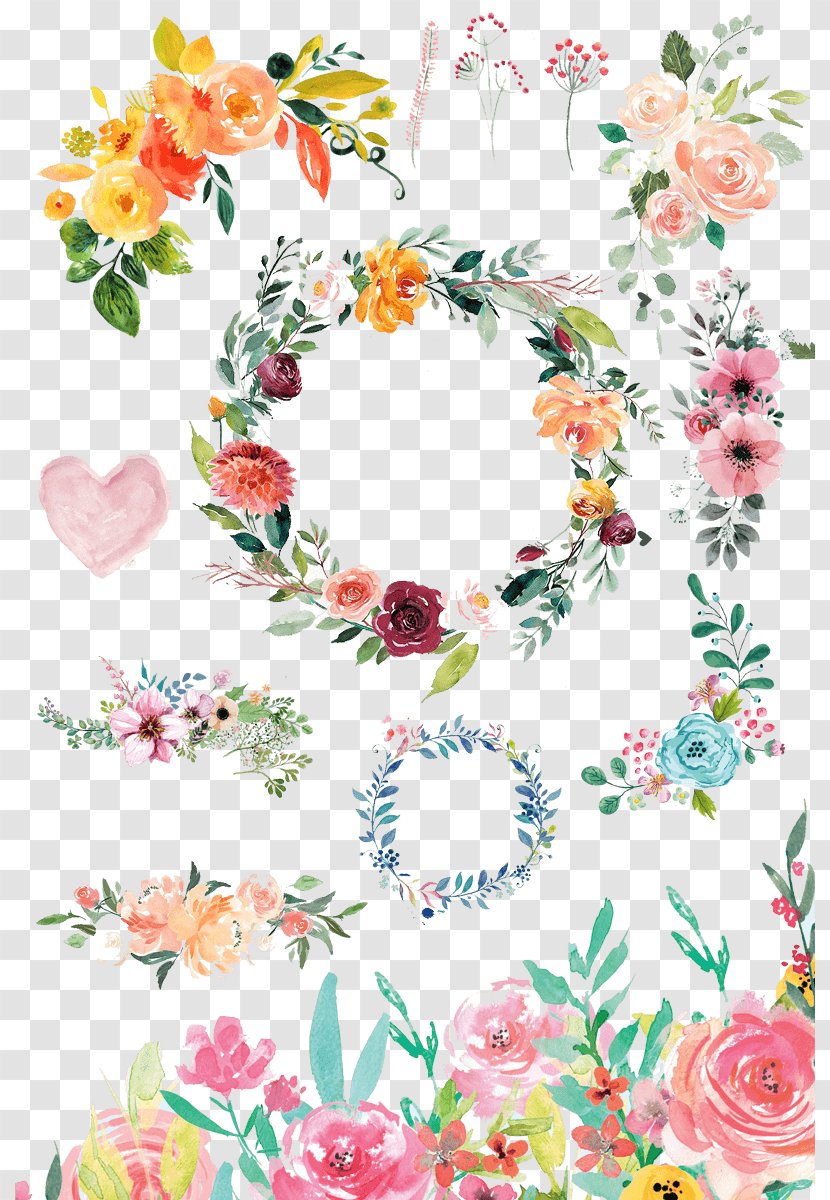 Floral Design Watercolor Painting Illustration Bridal Shower Baby - Floristry - Abandoned Transparent PNG