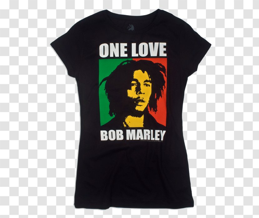 Bob Marley One Love/People Get Ready Reggae Poster T-shirt Transparent PNG
