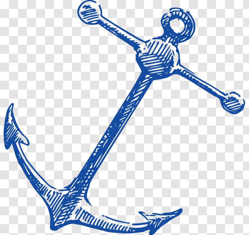 Anchor Euclidean Vector Vecteur - Blue - Hand Painted,anchor Transparent PNG