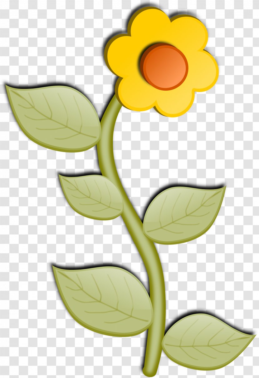 Flower Floral Design Clip Art - Plant - Sunflower Leaf Transparent PNG