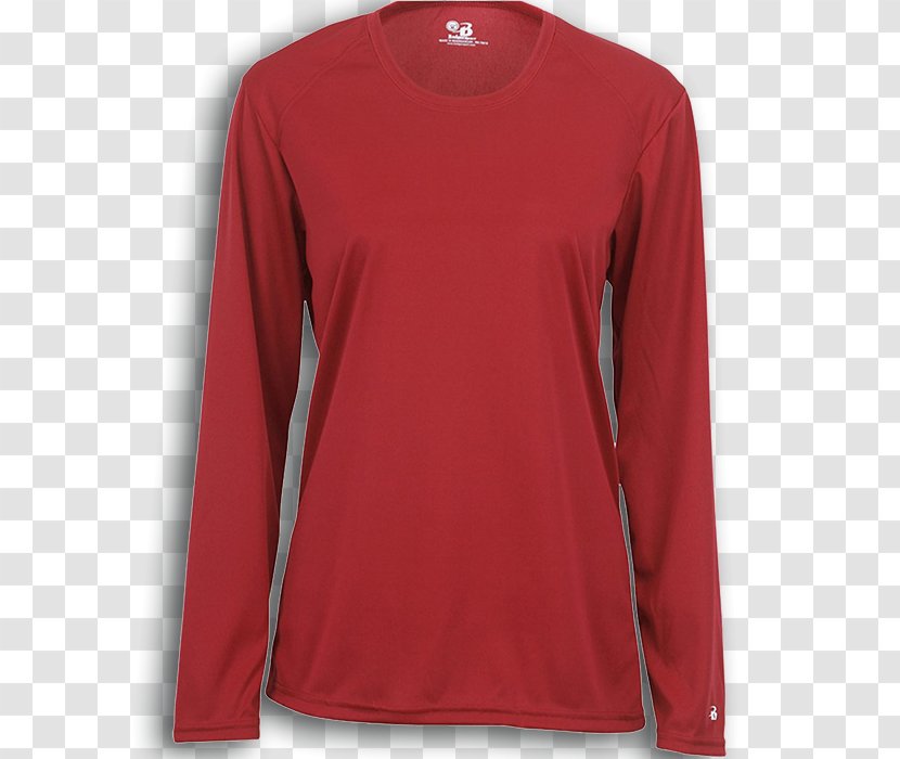 Neck RED.M - Long Sleeve Template Transparent PNG