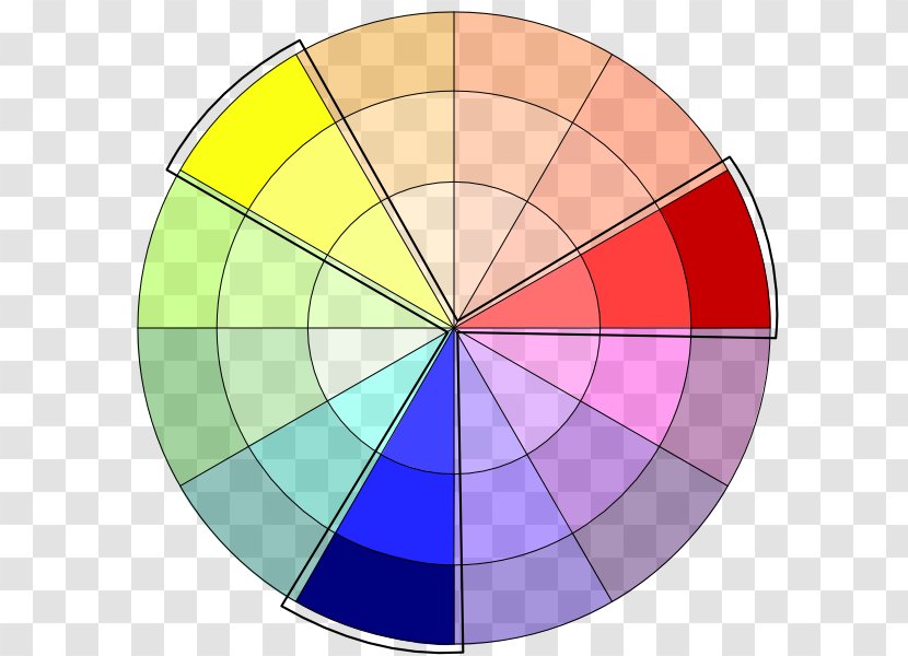 Color Scheme Wheel Analogous Colors Complementary Triad - Tree - Design Transparent PNG