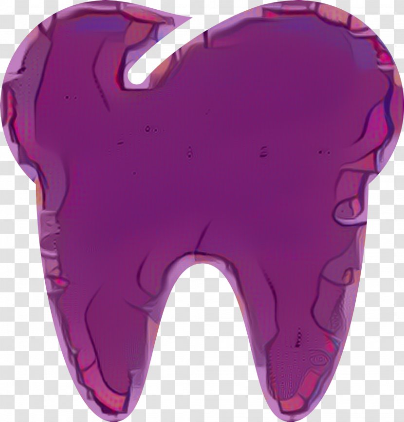 Tooth Cartoon - Magenta - Material Property Transparent PNG