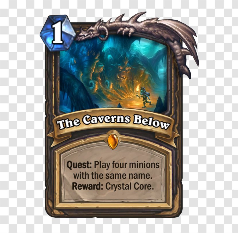 Hearthstone The Caverns Below Crystal Core Game Magic: Gathering - Edwin Vancleef Transparent PNG