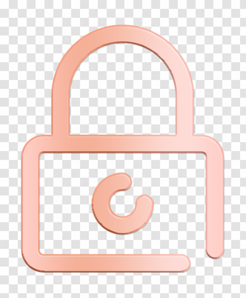 Creative Outlines Icon Padlock Icon Lock Icon Transparent PNG