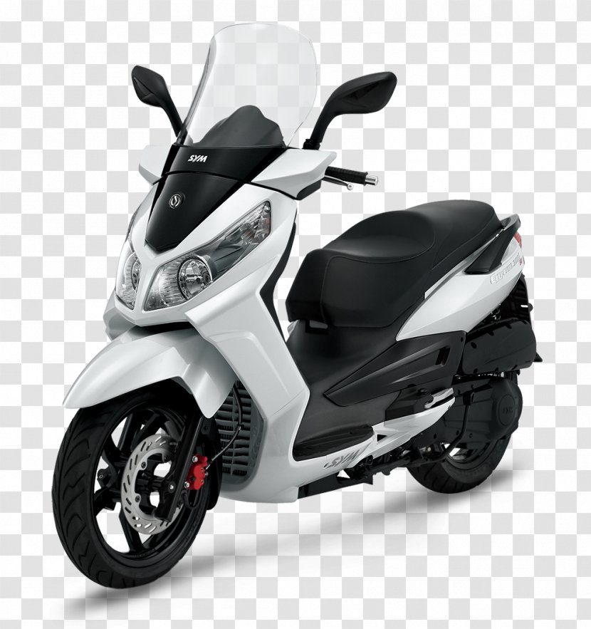 Scooter Piaggio Motorcycle SYM Motors Peugeot - Wheel Transparent PNG