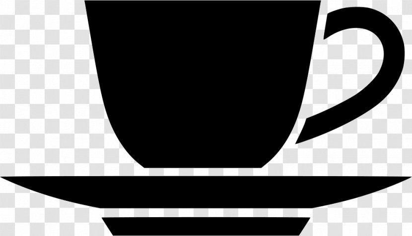 Coffee Cup Cafe Mug - Monochrome Transparent PNG