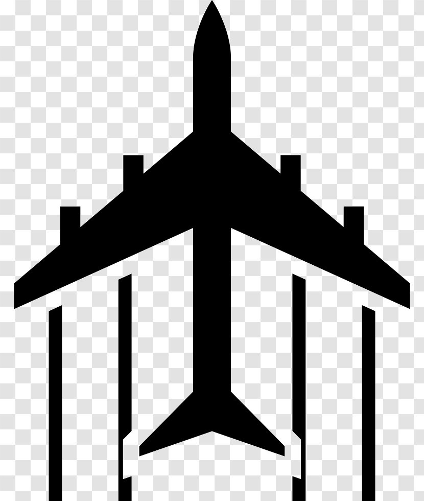 Airplane Aircraft Clip Art Vector Graphics Silhouette - Artwork Transparent PNG