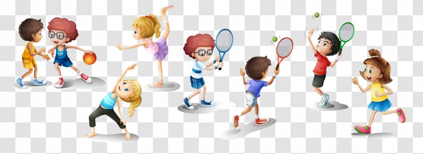 Physical Exercise Child Clip Art - Fun - Children Playing Transparent PNG