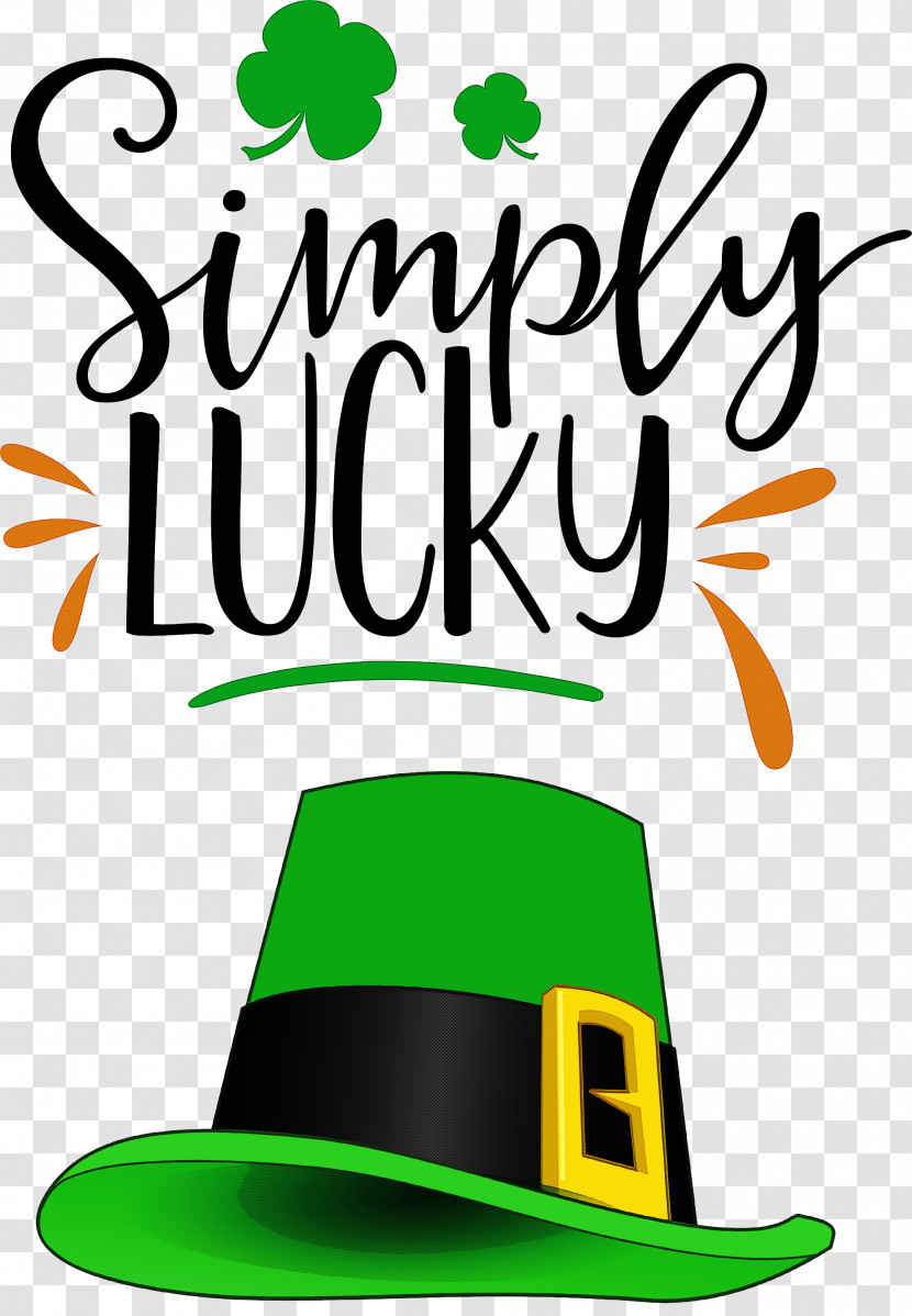 Simply Lucky Lucky St Patricks Day Transparent PNG