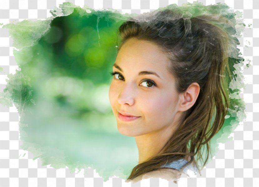Eyebrow Hair Coloring Portrait Eyelash - Silhouette Transparent PNG