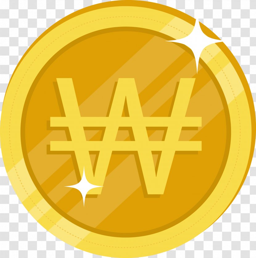 Brand Yellow Circle Font - Gold Coins Economic Vector Diagram Transparent PNG