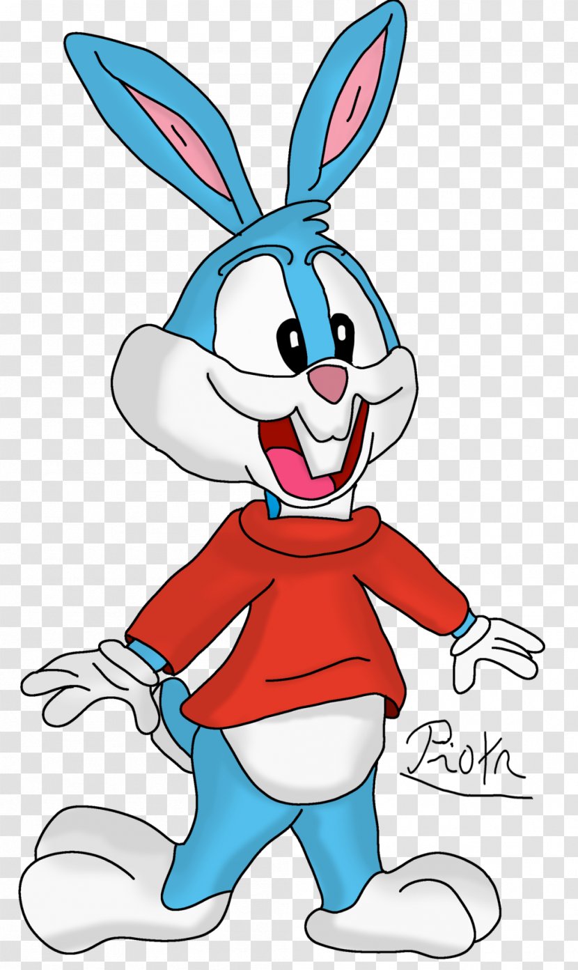 Buster Bunny Cartoon Drawing - Tiny Toon Adventures Transparent PNG