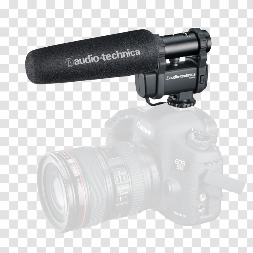 Microphone AUDIO-TECHNICA CORPORATION Camera Sound Audio-Technica AT804 - Video Cameras Transparent PNG