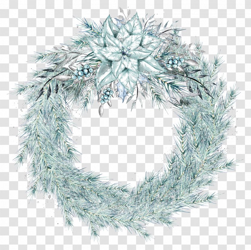 Wreath Christmas Ornament Decoration - Conifer Transparent PNG