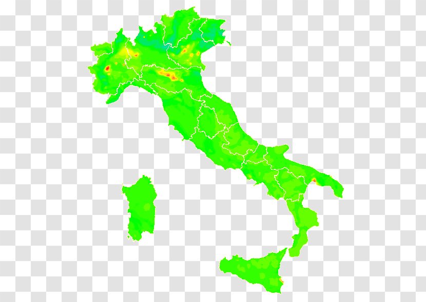 Regions Of Italy World Map Italian Renaissance - Raisedrelief Transparent PNG