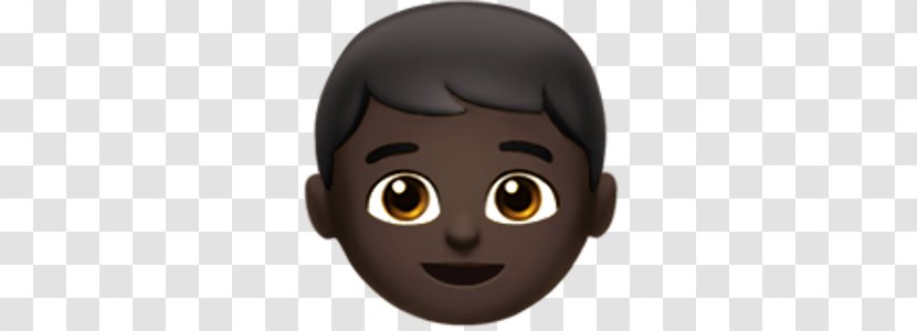 The Emoji Movie Emoji-Man Dark Skin Solve - Whatsapp Transparent PNG